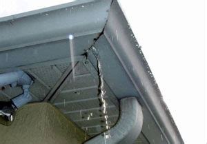 leaking gutter corner|Gutters Leaking At Seams